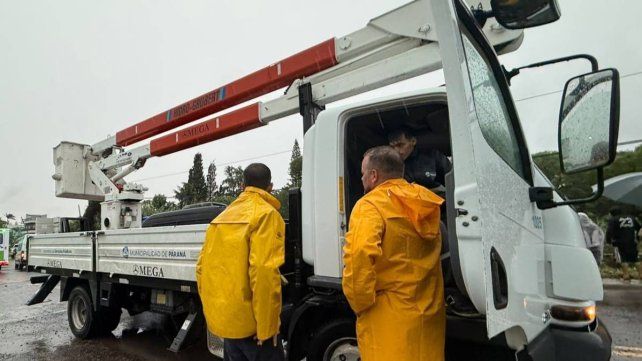 Paraná: el municipio asiste a familias y despliega acciones de contingencia tras el temporal