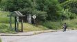 Postal paranaense: la garita vacía, hay yuyos pero no colectivos. Postal paranaense: la garita vacía, hay yuyos pero no colectivos.