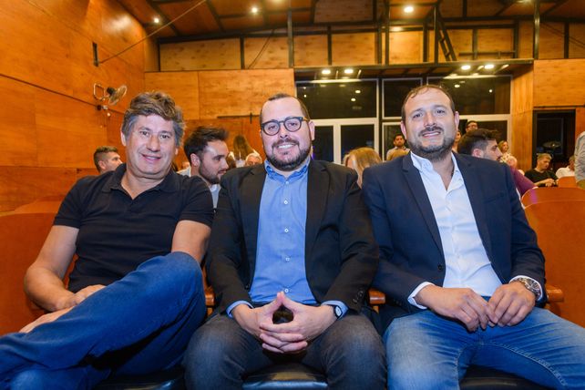 Roli Santacroce, Mauro Miguez y Carlos Olmedo.