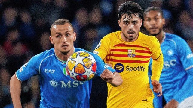 Barcelona y Napoli igualaron.