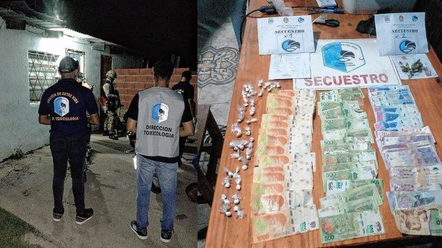 Narcomenudeo: usaban a un menor para guardar cocaína y dinero