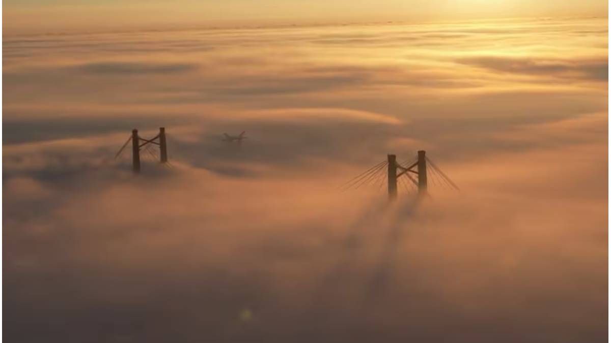 Intensa niebla obligó a restringir el tránsito en el puente Zárate-Brazo Largo
