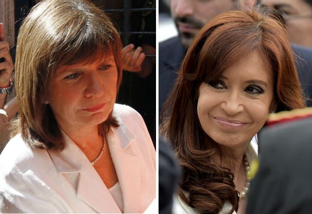 Contrapunto entre la ex presidenta y la ministra Bullrich