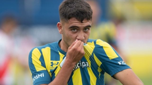 Pichón de crack. El pibe de 17 años ya se codea con los grandes.