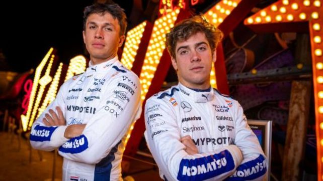 Alex Albon y Franco Colapinto tienen la responsabilidad de levantar en Las Vegas