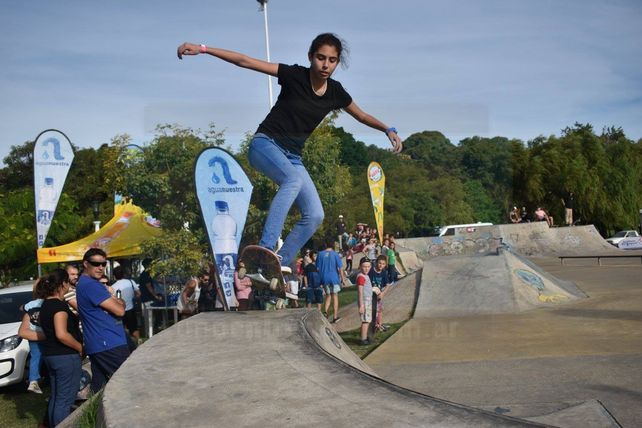 Manual en el skatepark. Foto Gentileza&nbsp;Constanza Soneira.&nbsp;