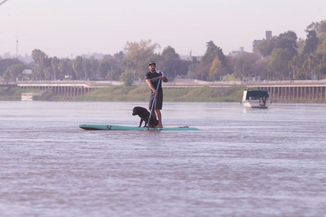 Pancho Giusti y su perro Thor.&nbsp; 