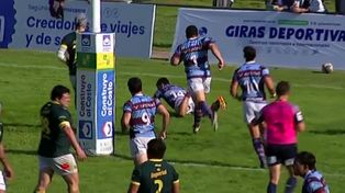 El try de Bertero indicó el camino de la victoria plazona ante Los Tilos.