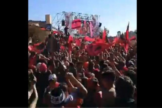 El video inédito del Yo soy Sabalero en el fan fest del Brigadier López