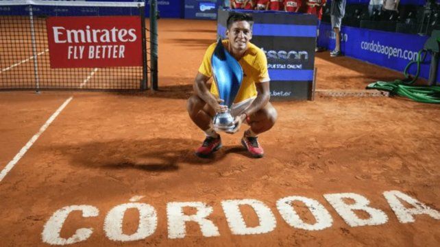 Sebastián Báez se convirtió en campeón del Córdoba Open al vencer a Fede Coria