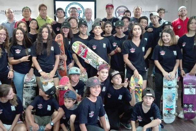 Chile presentó su equipo de skateboarding el 8 de enero de 2018.&nbsp;