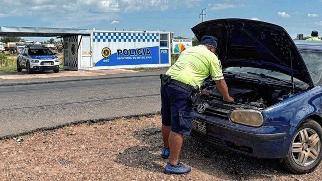 El auto fue secuestrado en el puesto caminero Paso Cerrito tras ser hurtado en junio de este año.