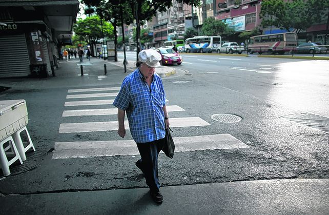No a pleno. Las calles de Caracas presentaron un aspecto más tranquilo debido a la medida de fuerza.