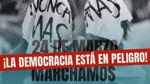 Marcha del 24 de marzo en Santa Fe Marcha del 24 de marzo en Santa Fe