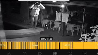 Captura de video. Vecinos de barrio Santa Lucía, alarmados por la ola de robos
