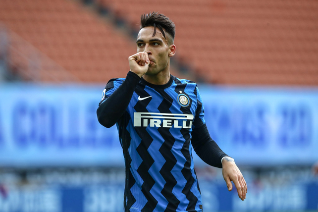 Triplete de Lautaro Martínez en Inter, que trepó a la cima