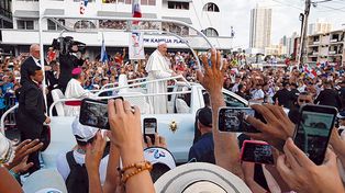 El Papa llegó a Panamá para la Jornada de la Juventud