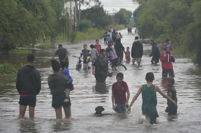 Las zonas más afectadas fueron las que no tienen forma de que escurran las aguas.