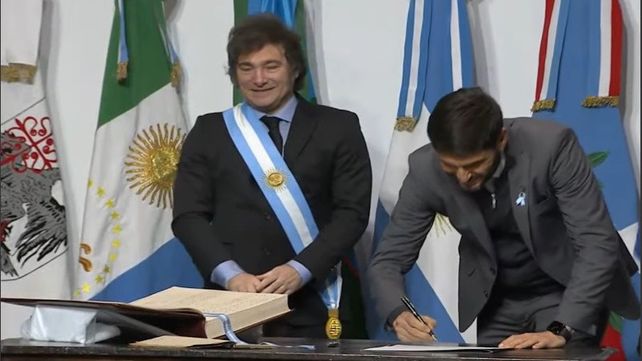 Pullaro en el Pacto de Mayo: Puede ser el comienzo de una nueva Argentina