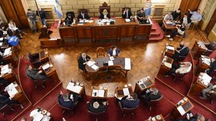 El Senado de Santa Fe, donde 18 de sus 19 miembros buscan su reelección.&nbsp;