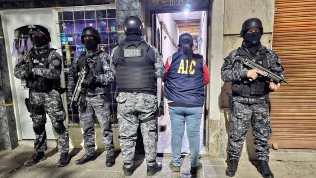 Uno de los lugares allanados el 19 de abril pasado por orden de los fiscales Franco Carbone y Federico Rébola.