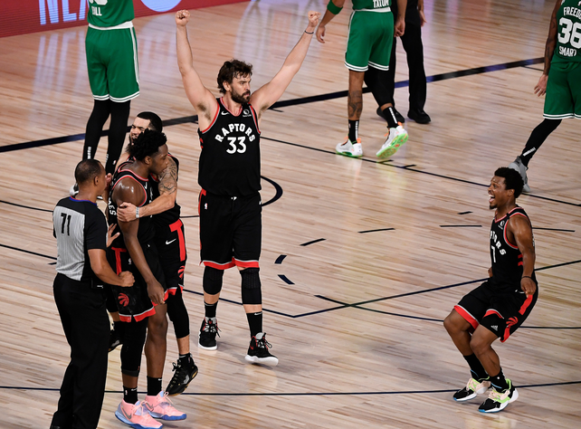 Toronto Raptors descont&oacute; en la serie semifinal del Este de la NBA frente a Boston Celtics.&nbsp;