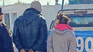 La pareja detenida por el robo de la carne.