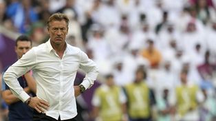 Arabia Saudita sorprendió a la selección argentina en 2022, con Hervé Renard como DT.