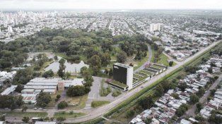 Las imágenes de lo que será la Estación Policial Sur, en el Parque Garay de la ciudad de Santa Fe