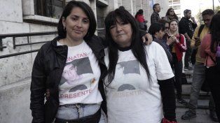 Julieta Riquelme y María Elena Herrera, hermana y madre de Jonatan, llevaron adelante una dura lucha.