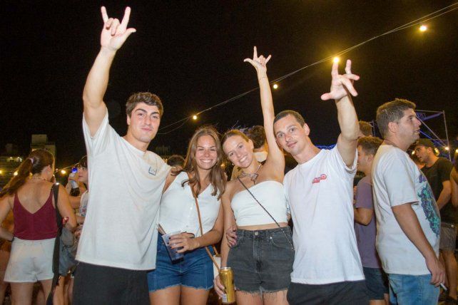 Martina Albertengo, Pedro Bolpillar, María Pujol y Gerónimo Galli.