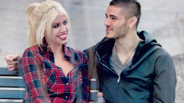 ¡Esa boquita! El caliente beso de Wanda Nara a Mauro Icardi
