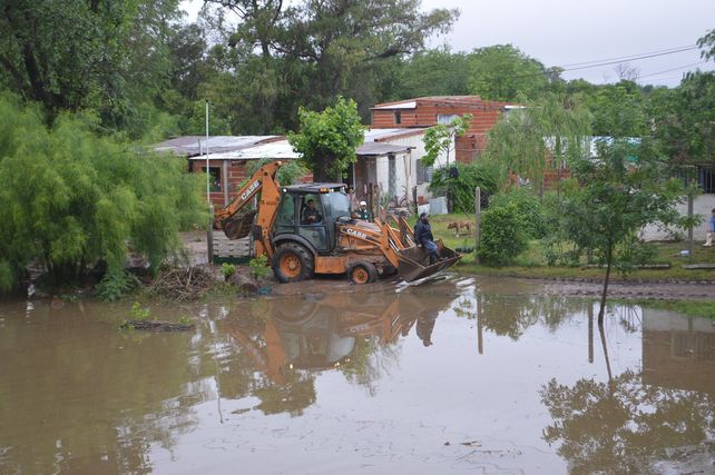 El Temporal también provocó inundaciones en La Paz e Irazusta
