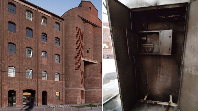 El incendio se produjo en el Molino Marconetti