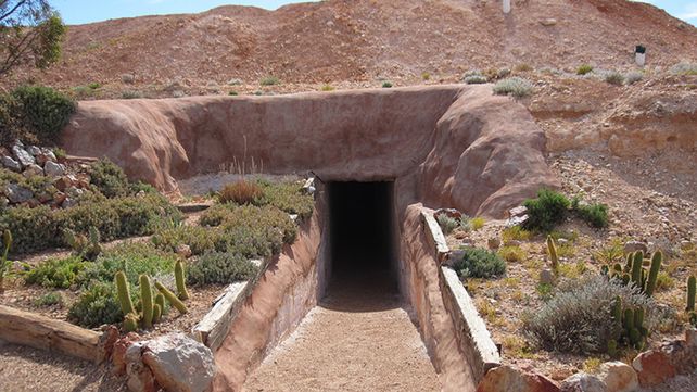 Las sorprendentes imágenes de una ciudad subterránea en medio del desierto de Australia