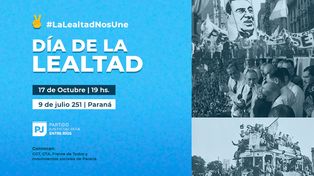 El PJ Entre Ríos celebrará el Día de la Lealtad en Paraná