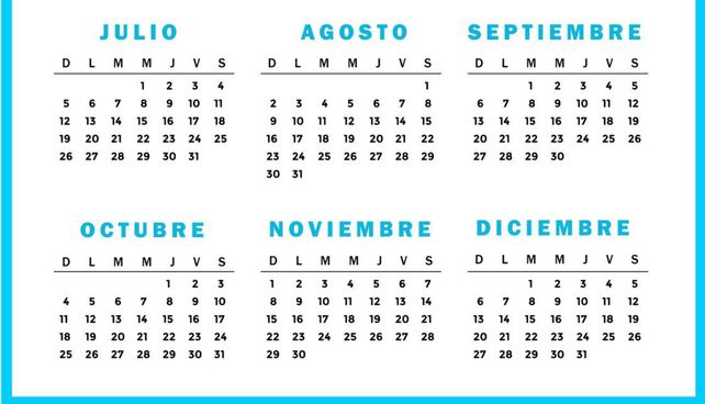 Cuántos fines de semana largo le quedan a este año 2020