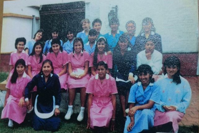 Alumnas del Instituto de Capacitación Integral de Estudios Domésticos (Icied)