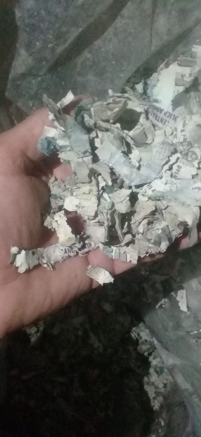 Paraná: encontraron diez bolsas con billetes quemados en un descampado
