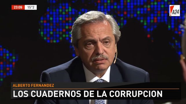 Alberto Fernández: Los cuadernos de Centeno suenan a operación de los servicios