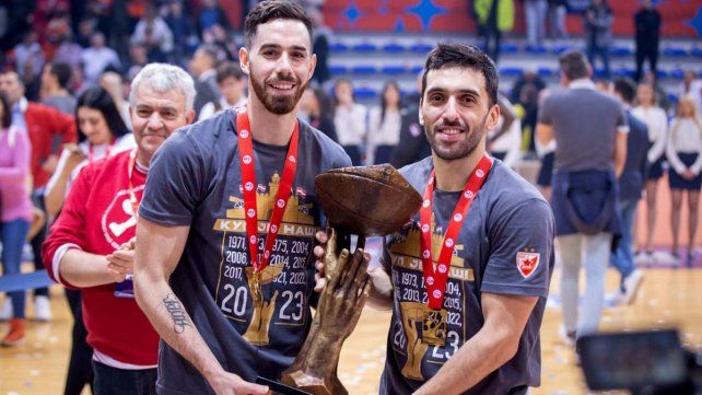 Campazzo y Vildoza son campeones de la Copa de Serbia