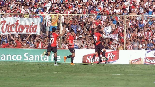 La emoción de Perlaza por su primer gol en Colón