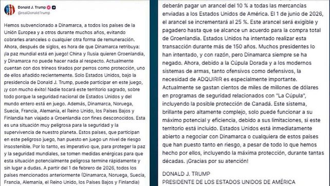 El presidente de Estados Unidos