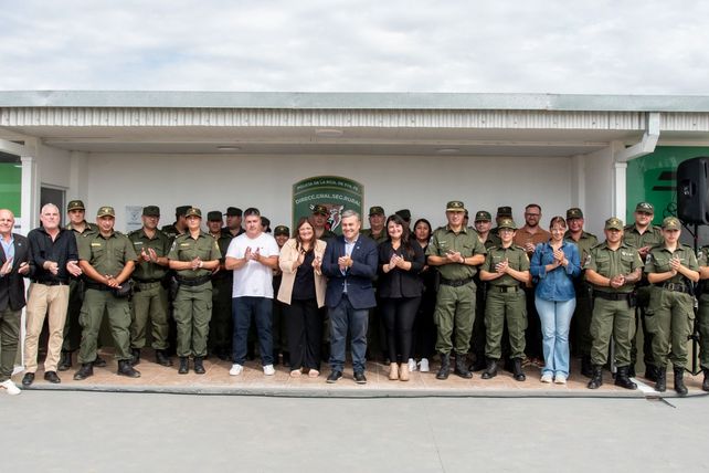 Inauguraron un puesto de seguridad y sede operativa de Los Pumas en Timbúes