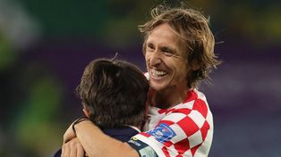 Luka Modric, capitán y figura de la Croacia semifinalista.