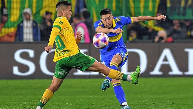 Boca derrotó a Defensa en el epílogo del partido.