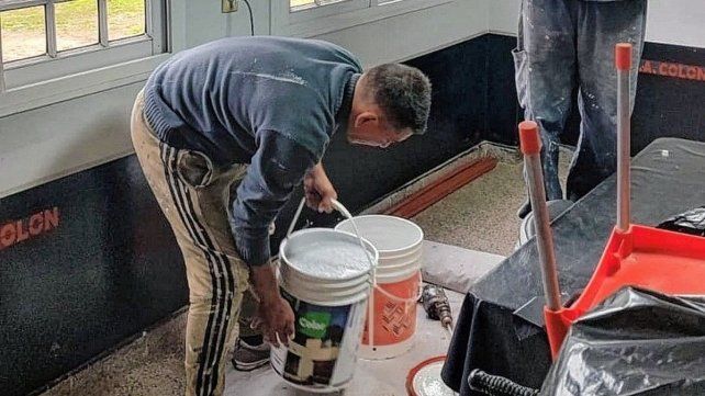 Colón realizó nuevos trabajos y refacciones en la pensión de la institución.