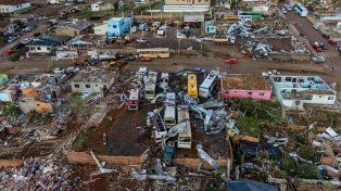 Brasil reconstruye una ciudad totalmente en ruinas tras el paso de un tornado