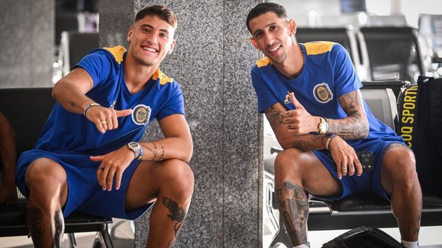 Alejo Veliz y Ángel Di María