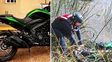 San José: recuperaron moto sumergida en una laguna y un joven fue detenido por encubrimiento